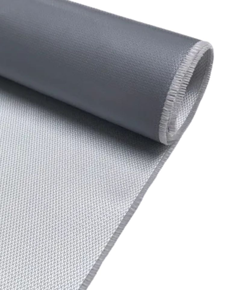 Telas siliconadas con fibra de vidrio